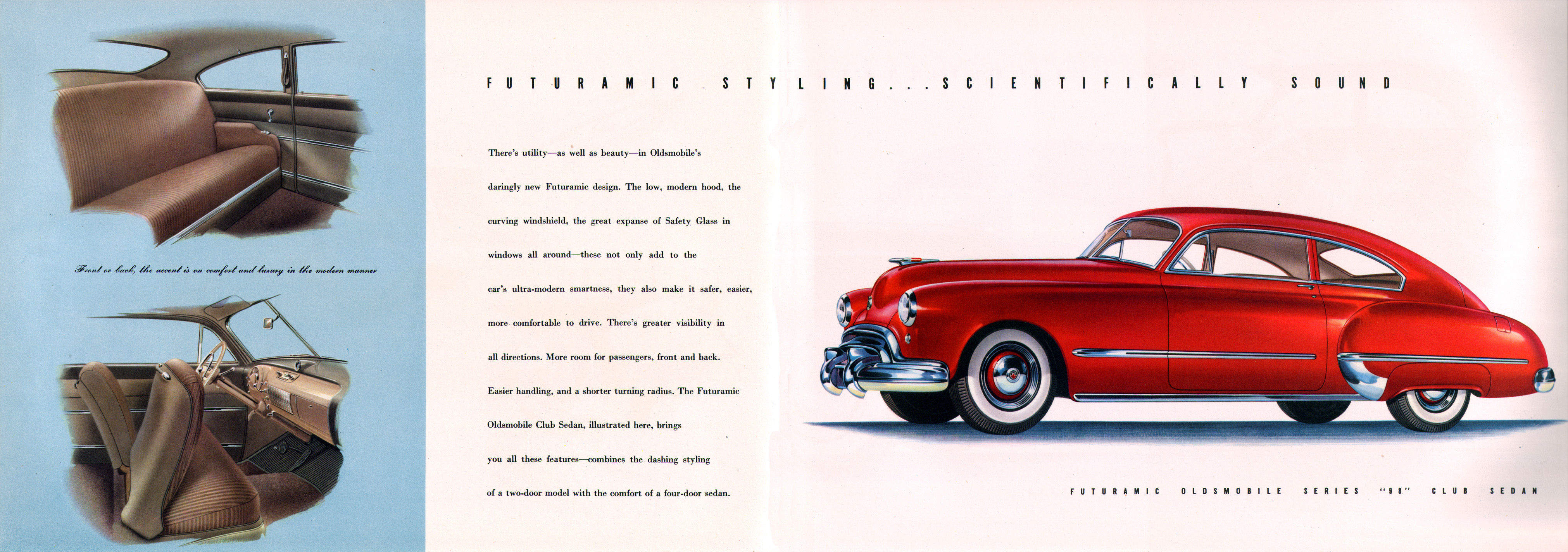 1948 Oldsmobile Futuramic 98 Brochure Page 9